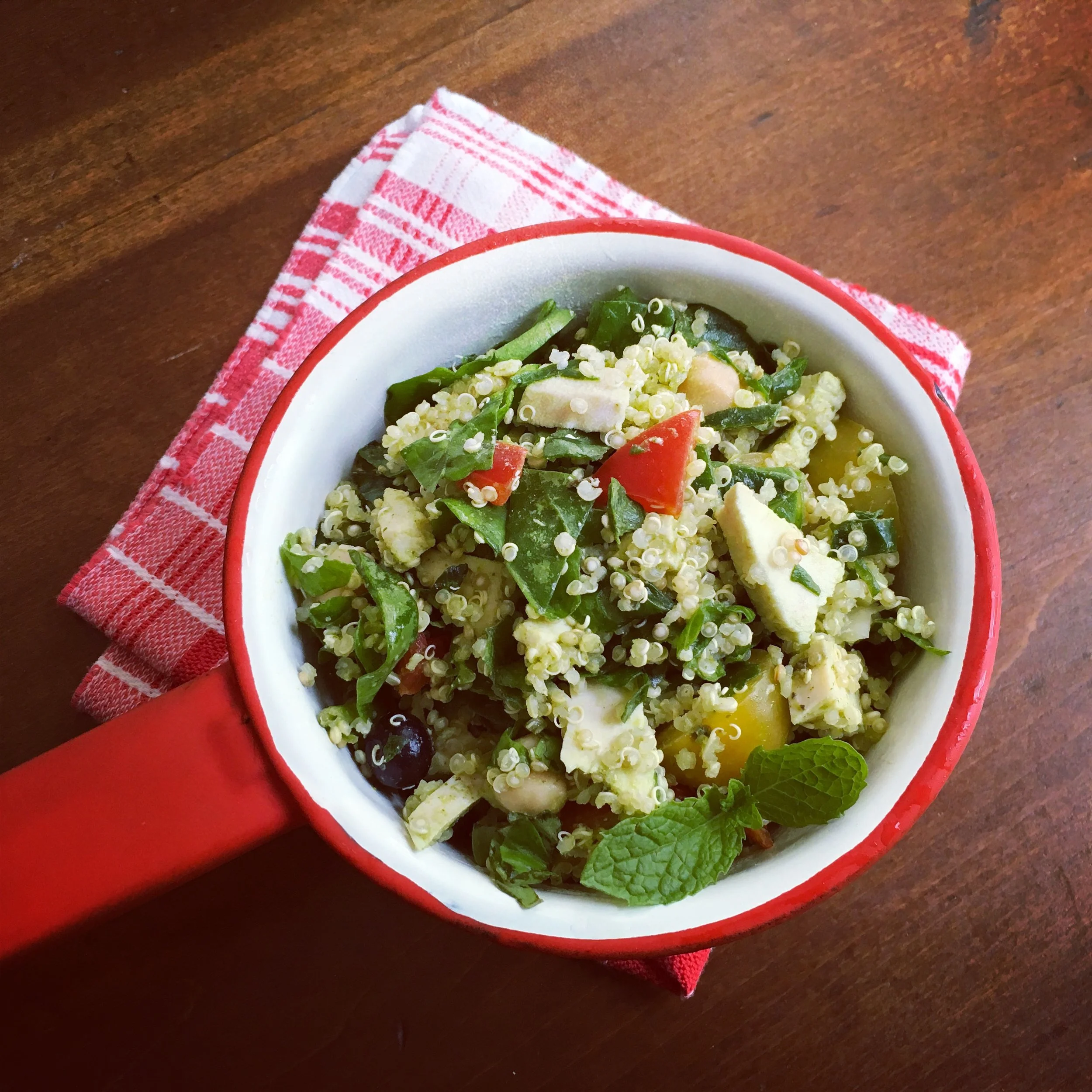 LowFODMAP ChickenQuinoa Salad — IBSFree At Last!