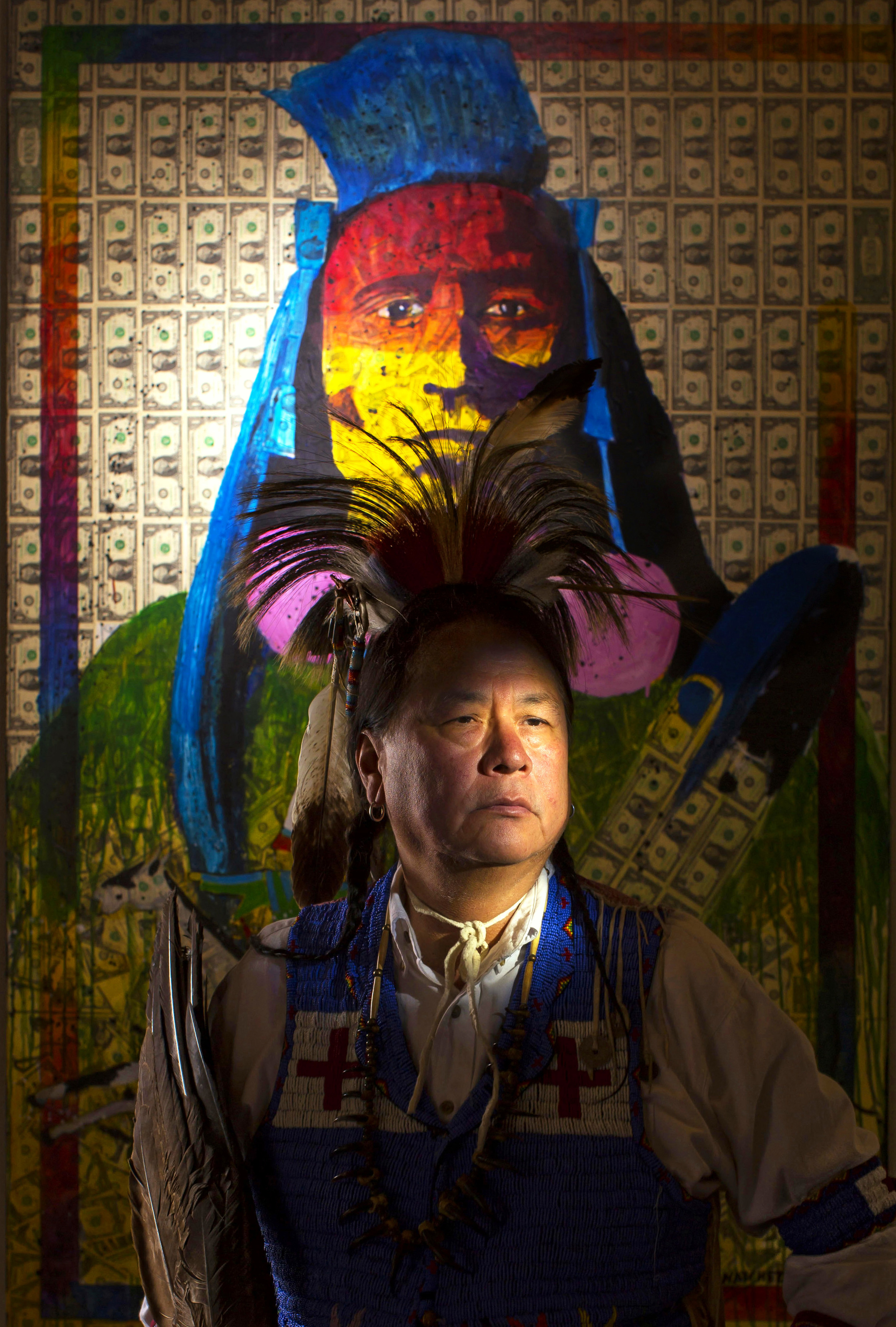 Native artist STAN NATCHEZ