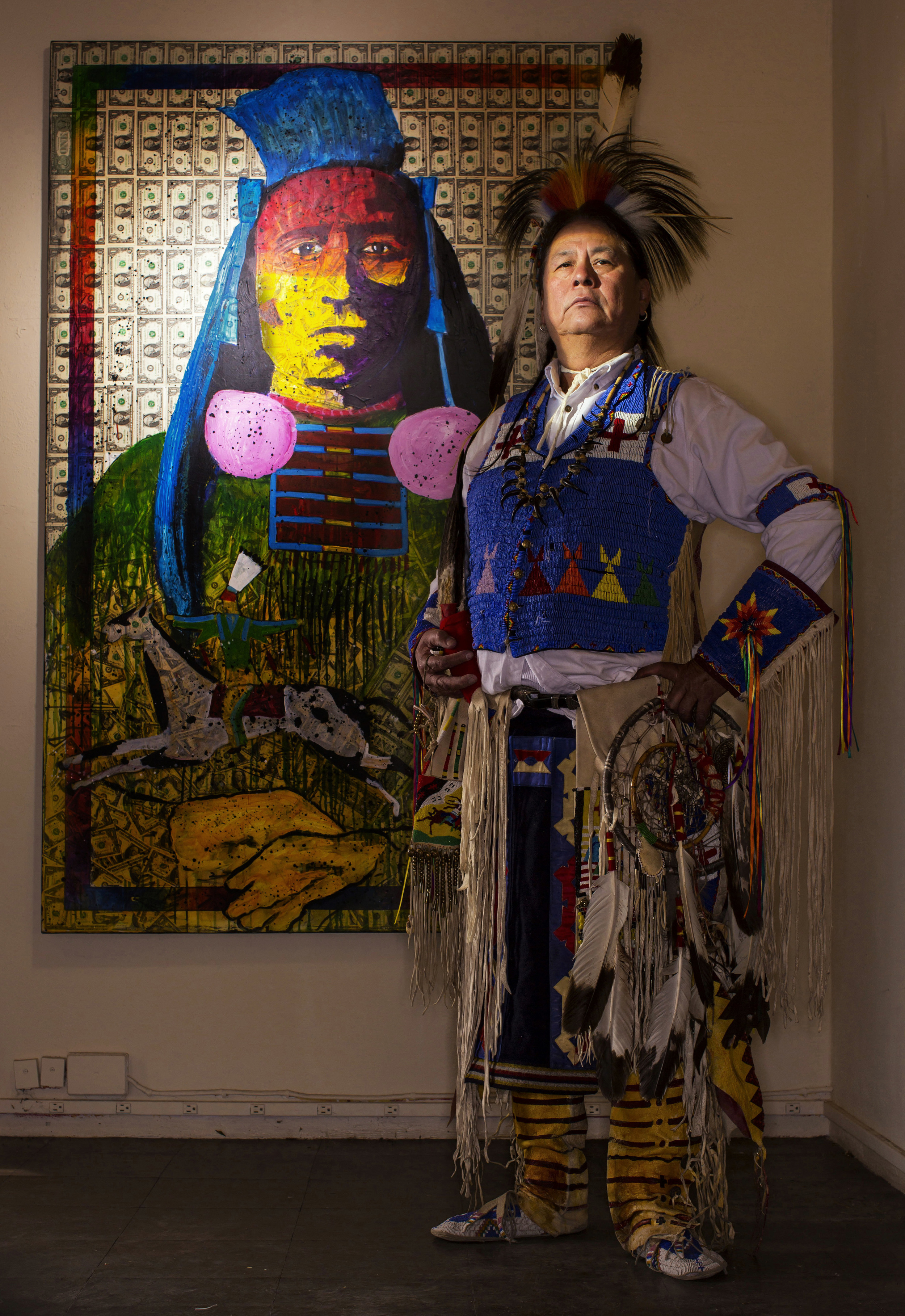 Native artist STAN NATCHEZ