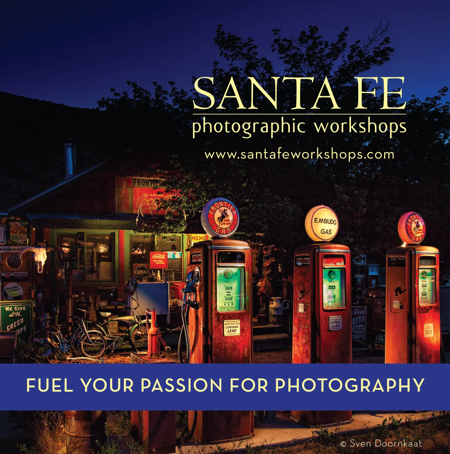 Ad for Santa Fe Photographic Workshops