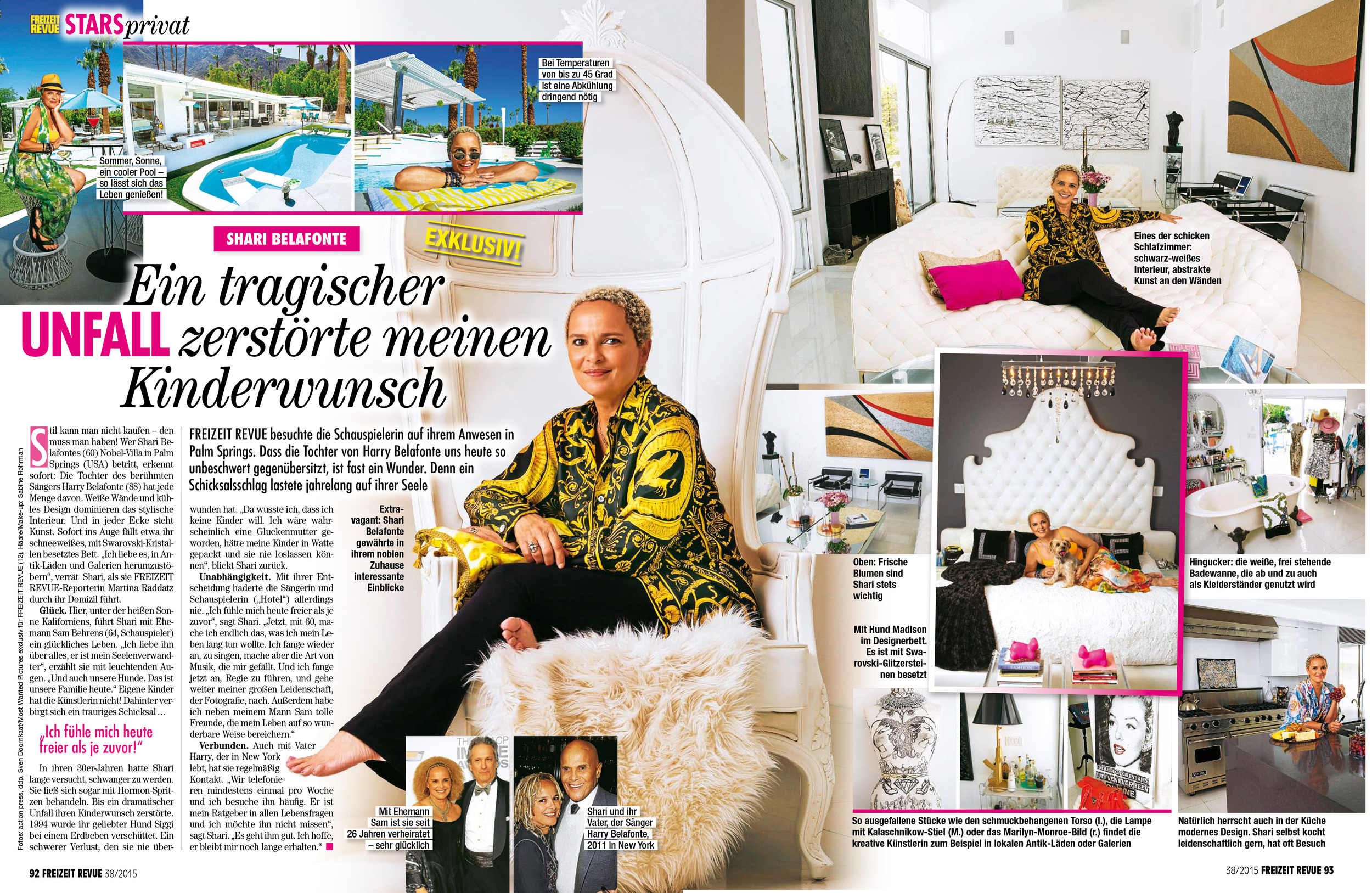 Shari Belafonte for Freizeit Revue