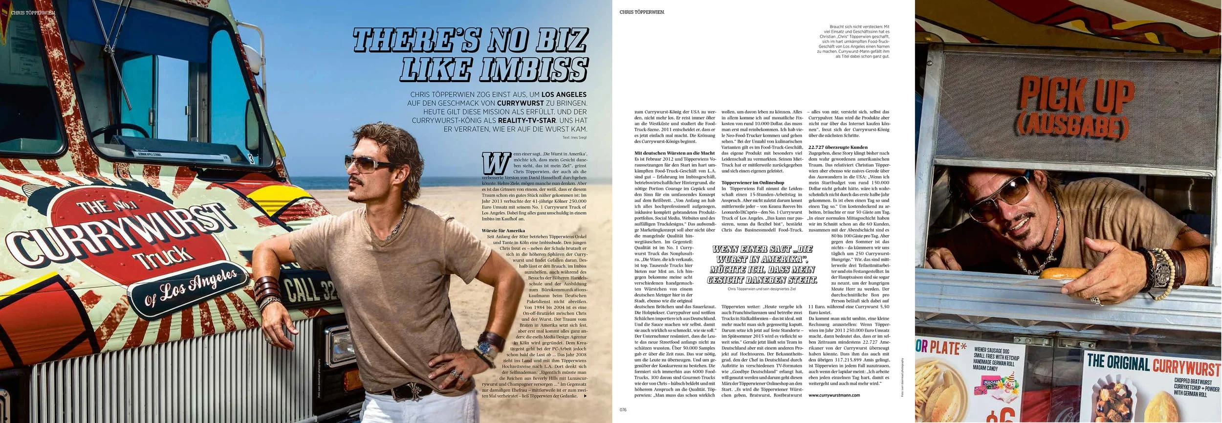 TV personality Chris Toepperwien/ Rolling Pin Magazine