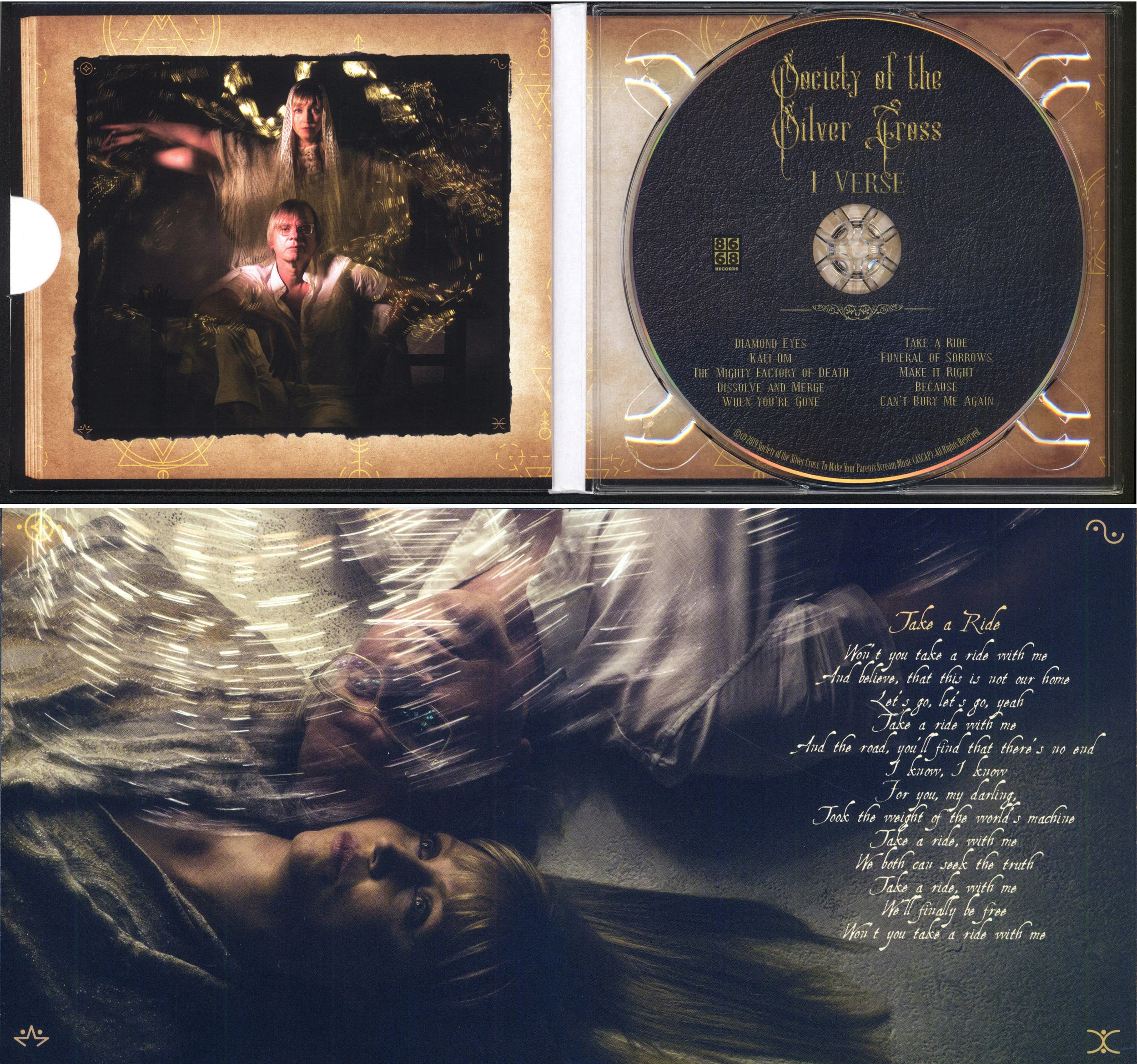 CD Cover Art/ 1 Verse Album by Society of the Silver Cross