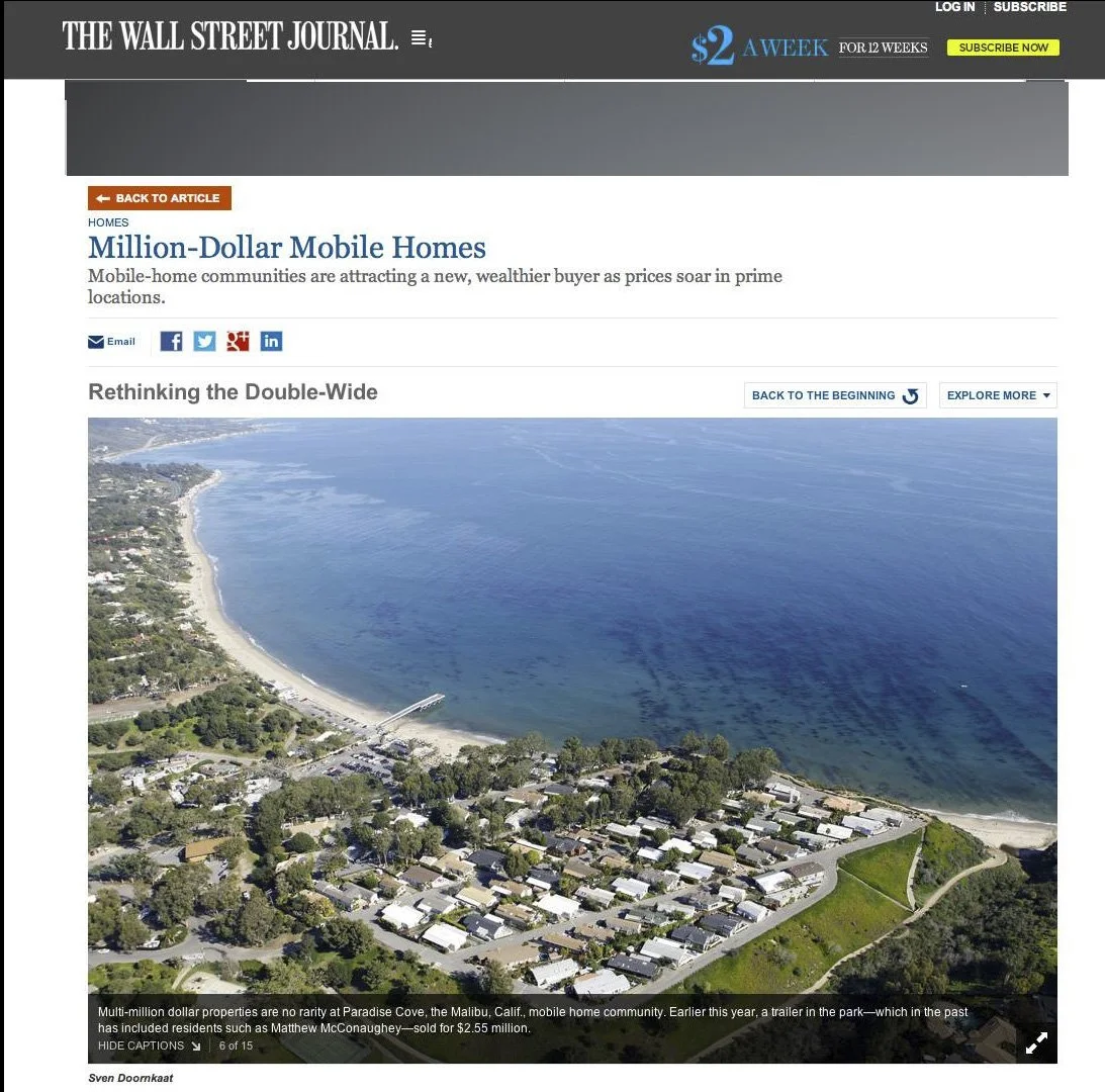 Aerial photography/ The Wall Street Journal