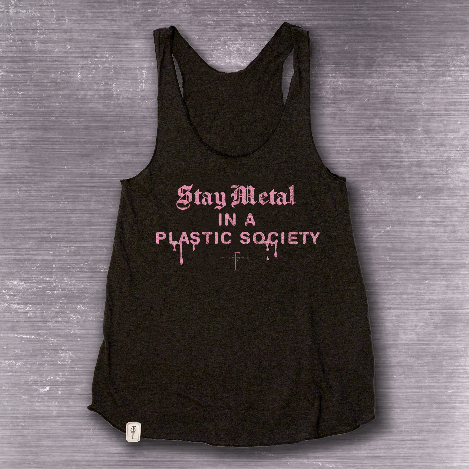 RTFO® Stay Metal / Heathered Racerback Tank