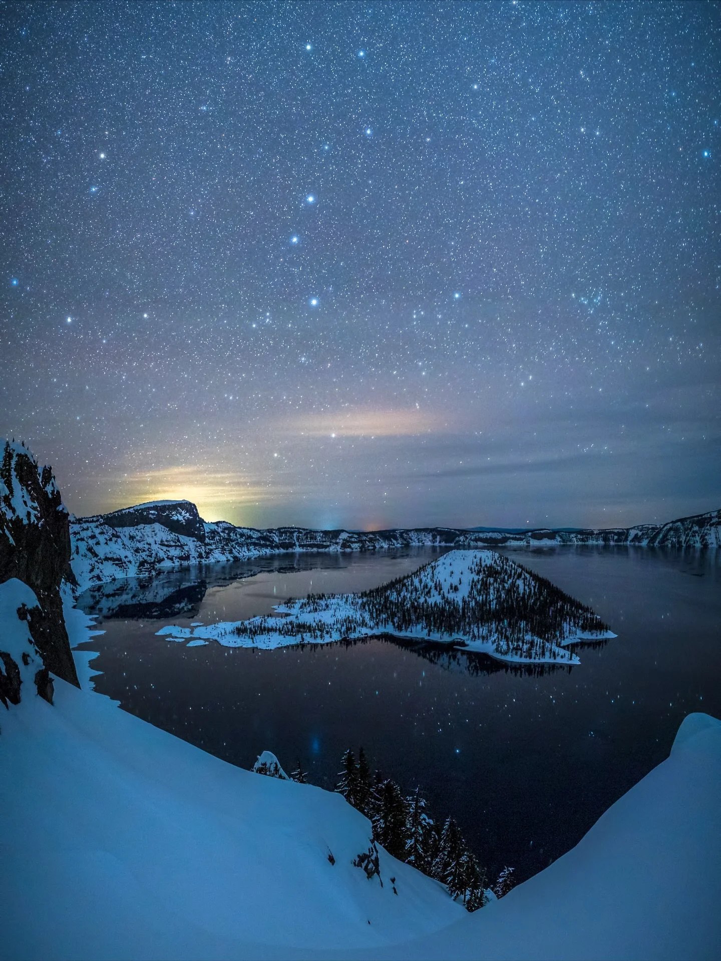 CRATER LAKE | One of my favorite places on this planet. Soon this entire caldera will be swallowed by winter. The snow stacking in silent layers while the rim roads disappear beneath drifts measured in feet, not inches. Up here, the air feels ancient