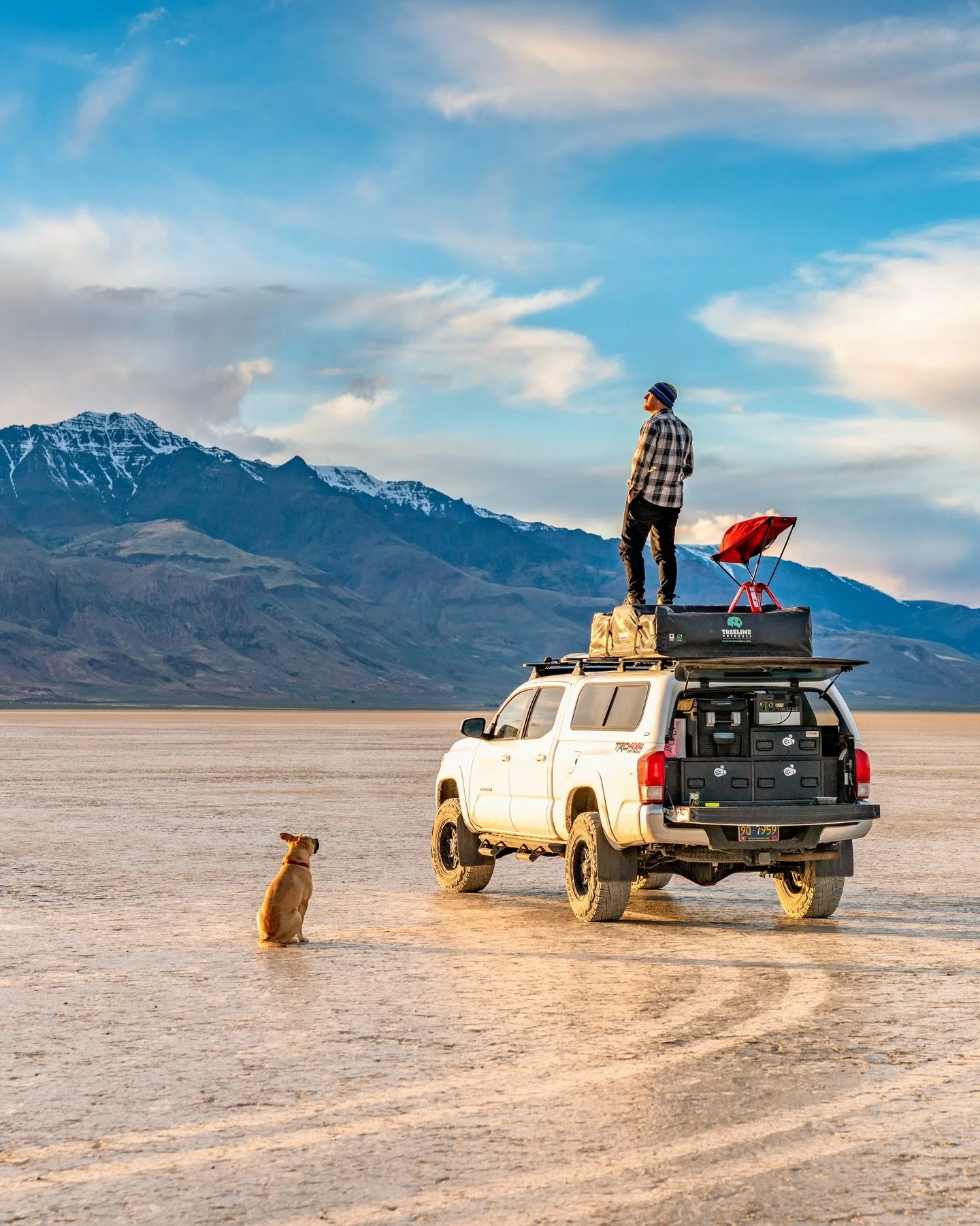 A SUPERPOWER of all superpowers &mdash; the ability to teleport into and through images and moments from the journey. 

This moment sits at the top of my list.

Standing above the quiet, truck still warm beneath my boots, sky stretched wide in every 