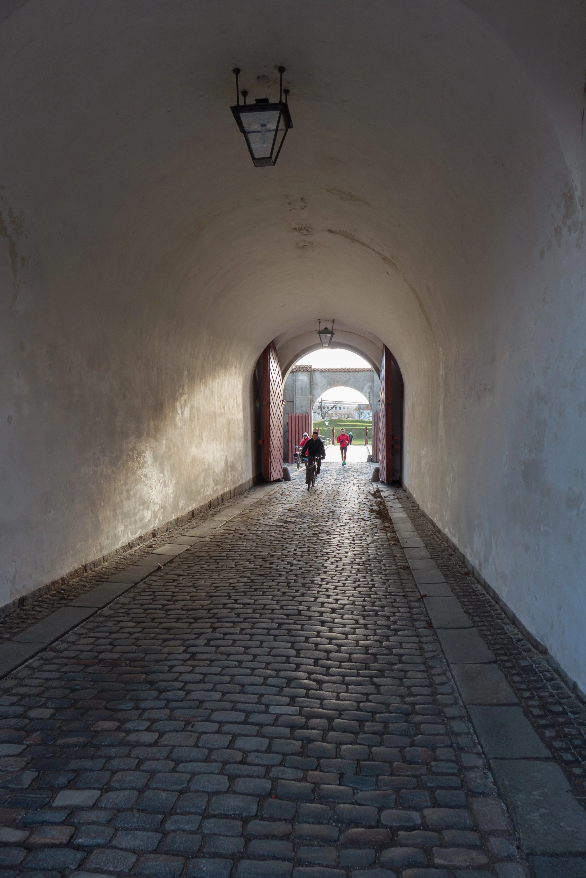 Leaving the Kastel by the Zealand or South Gate