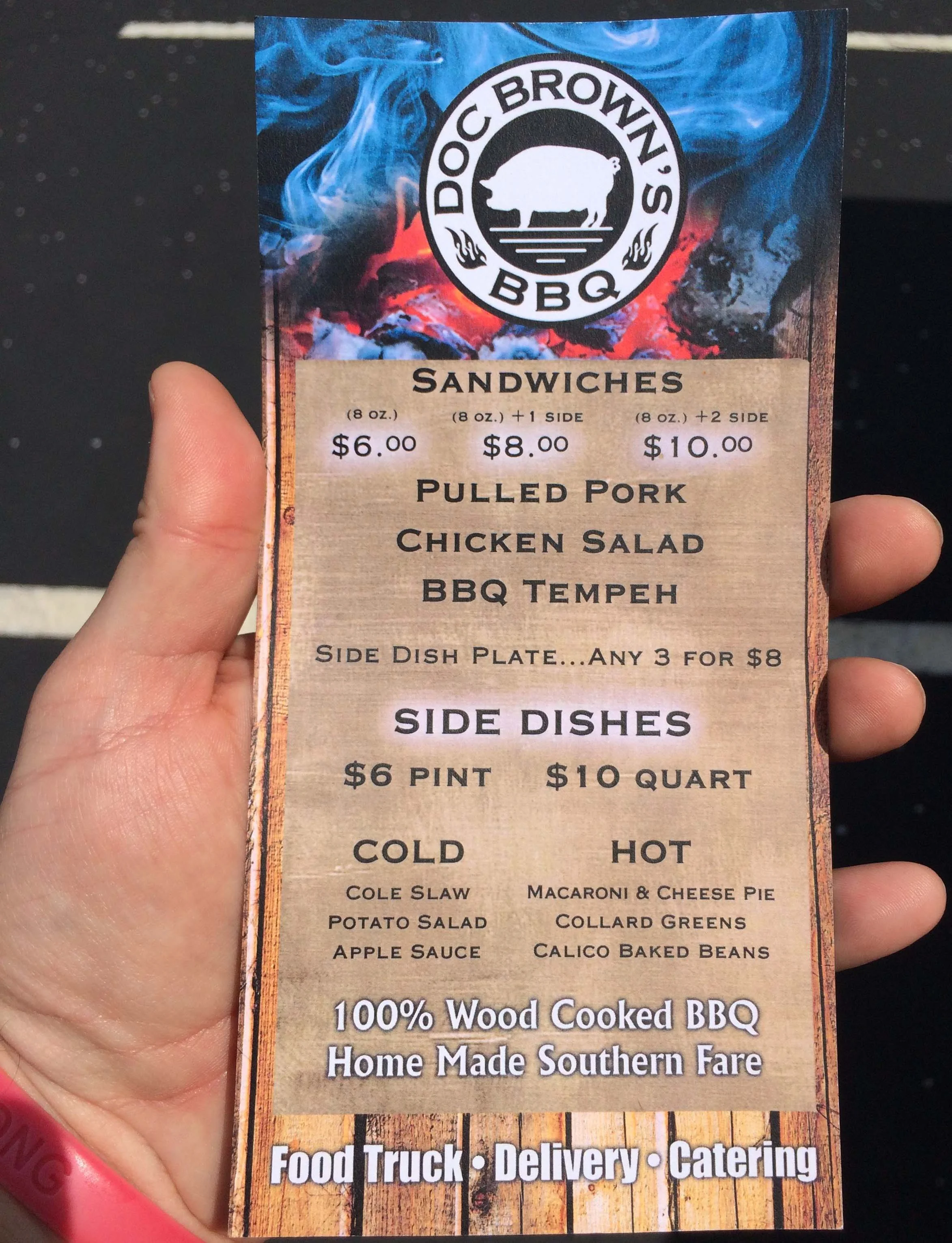 Menu front