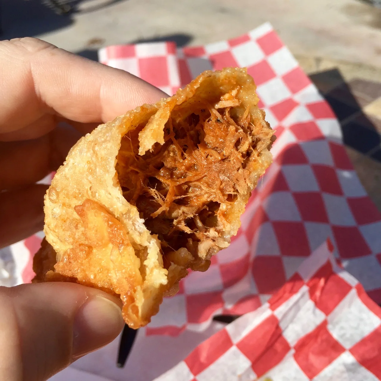 BBQ Empanada from Out of the Blue Peruvian
