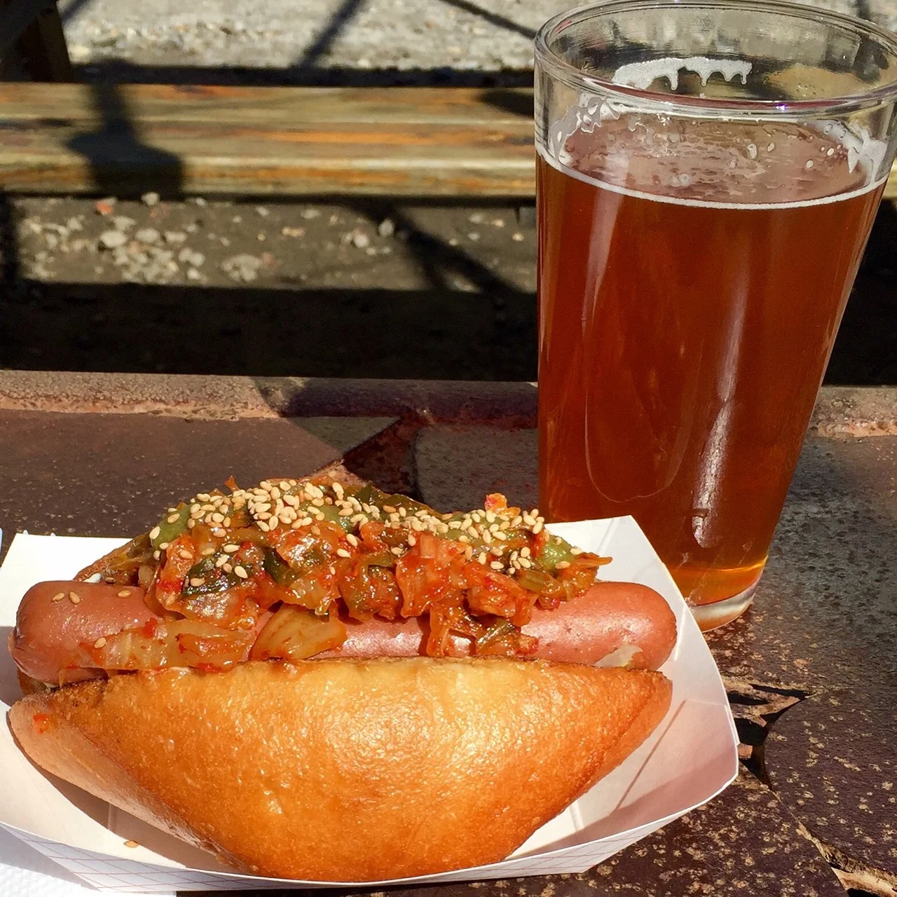 Kimchi Dog from El Kimchi