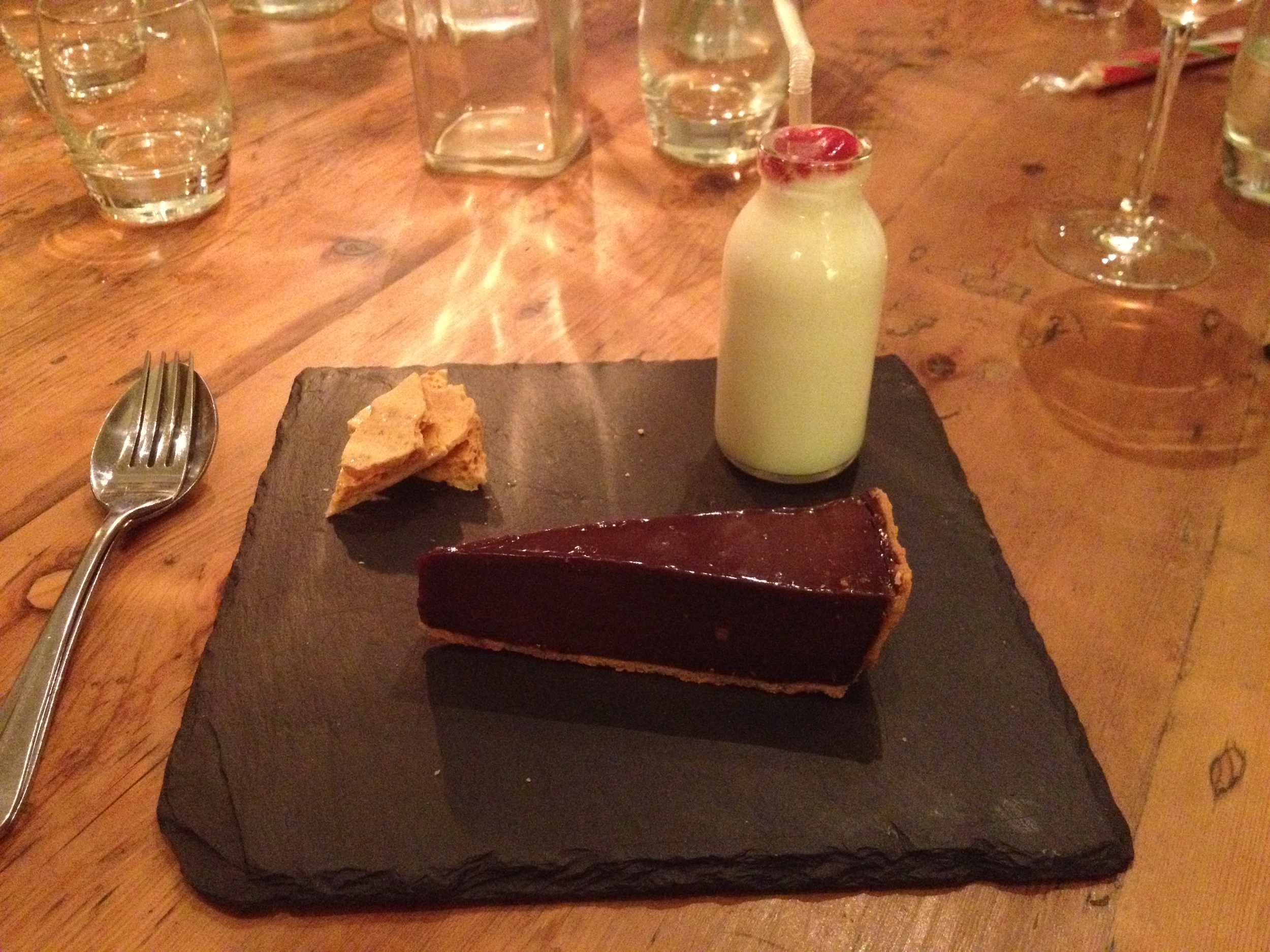 Dessert at the Duncombe Arms