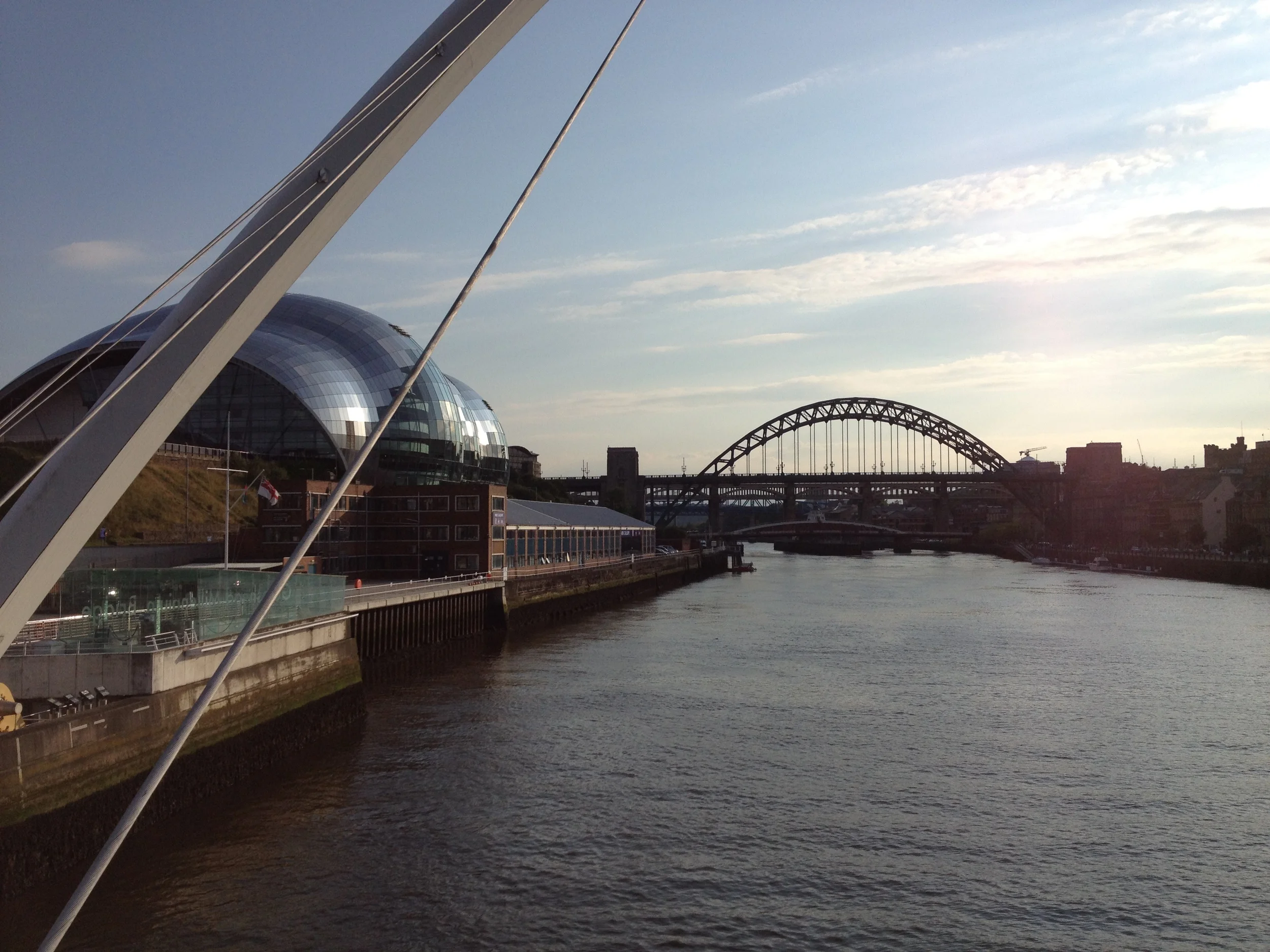 The Sage Gateshead and the Tyne Bridge, photo by Paul Forrester