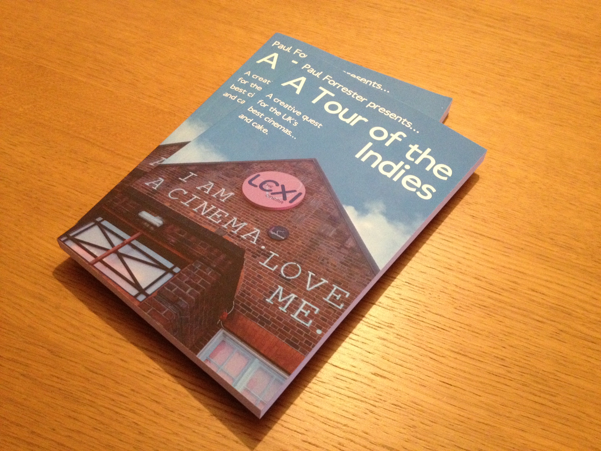 Two remaining copies of A Tour of the Indies from the box of fifty (photograph by Paul Forrester)