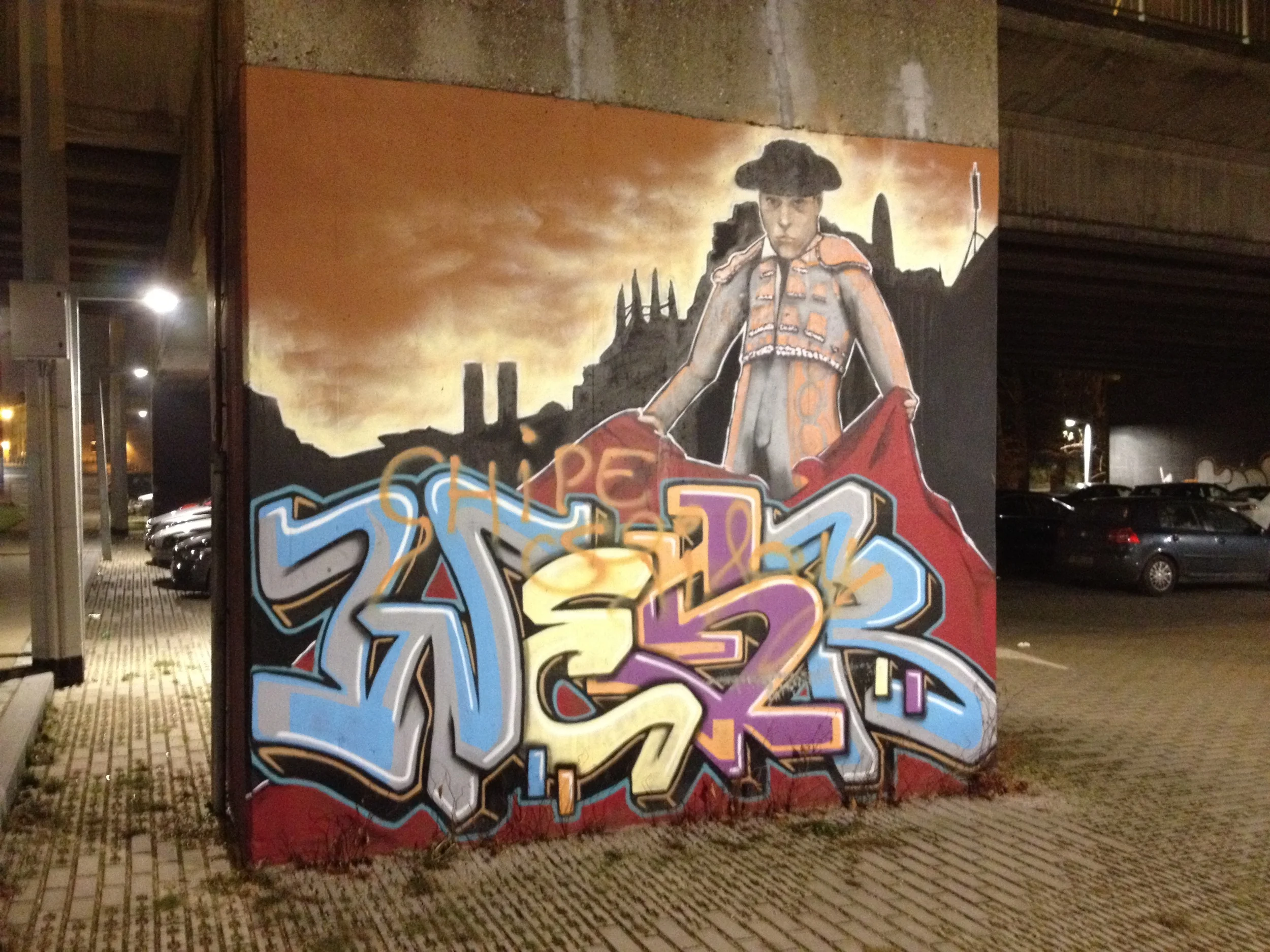 Graffiti in Vilvoorde (photo by Paul Forrester)