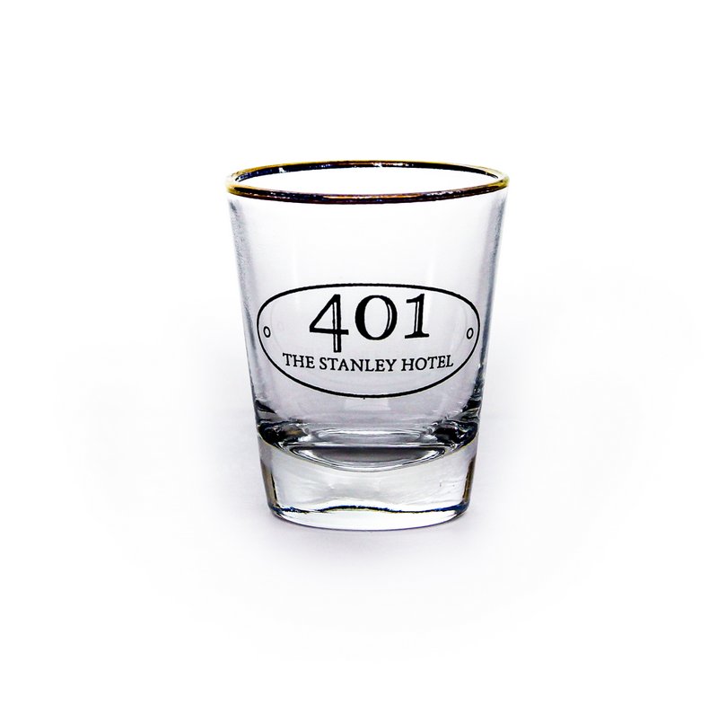 Stanley Hotel 401 Shot Glass — Chrysalis at the Stanley