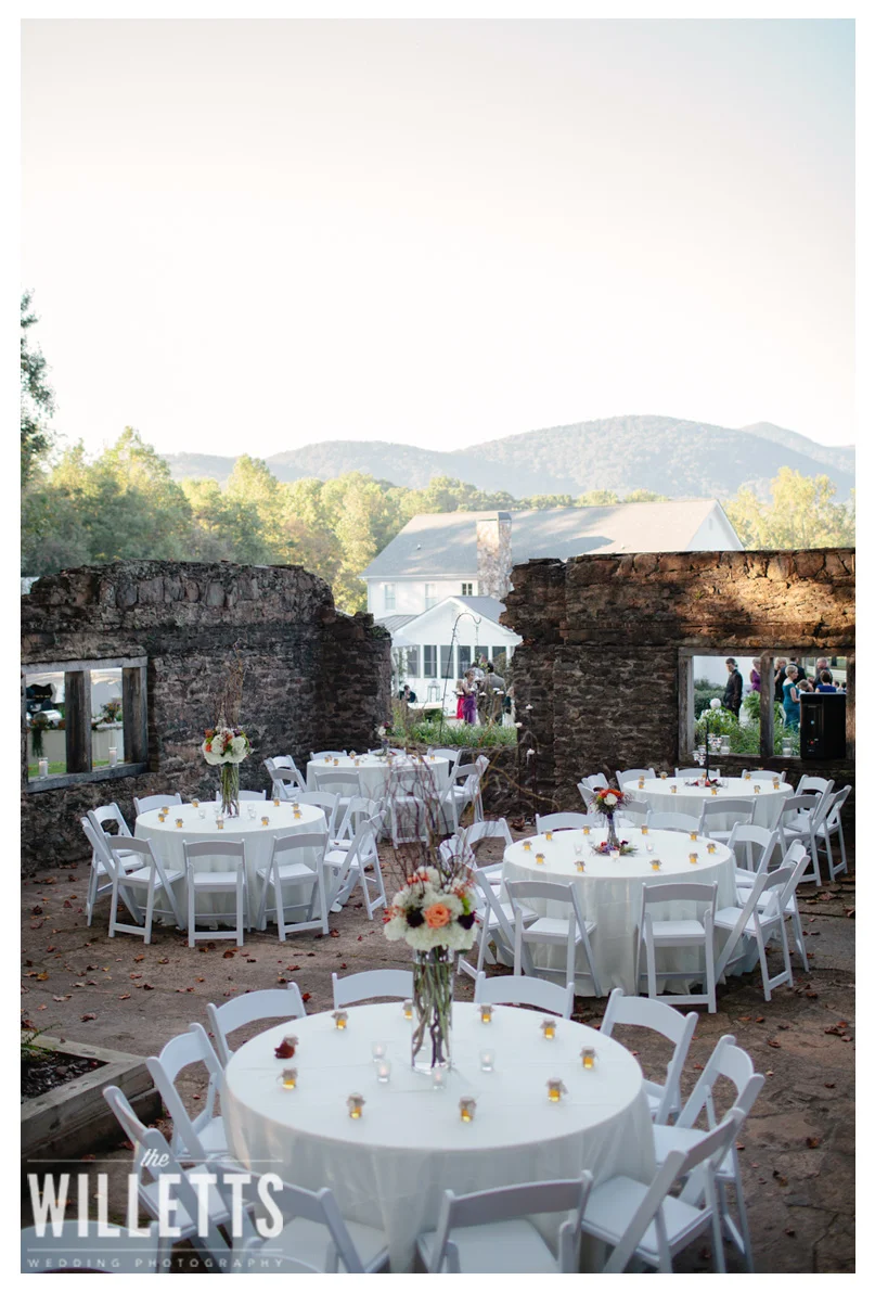North Georgia Mountain Wedding Reception