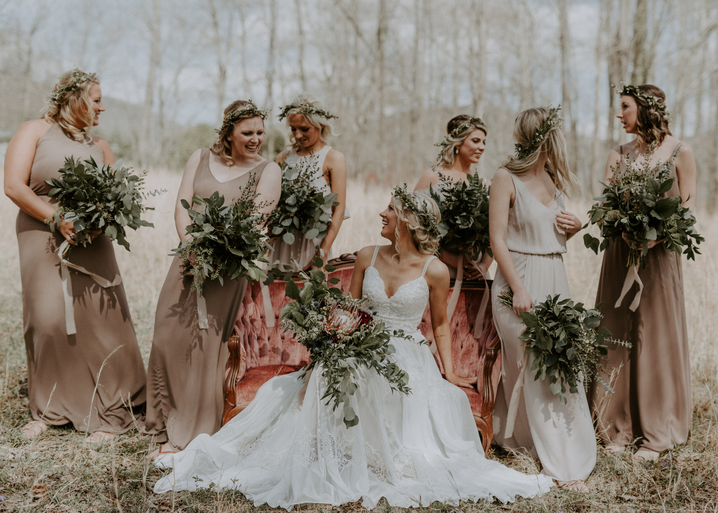 Boho North Georgia Wedding