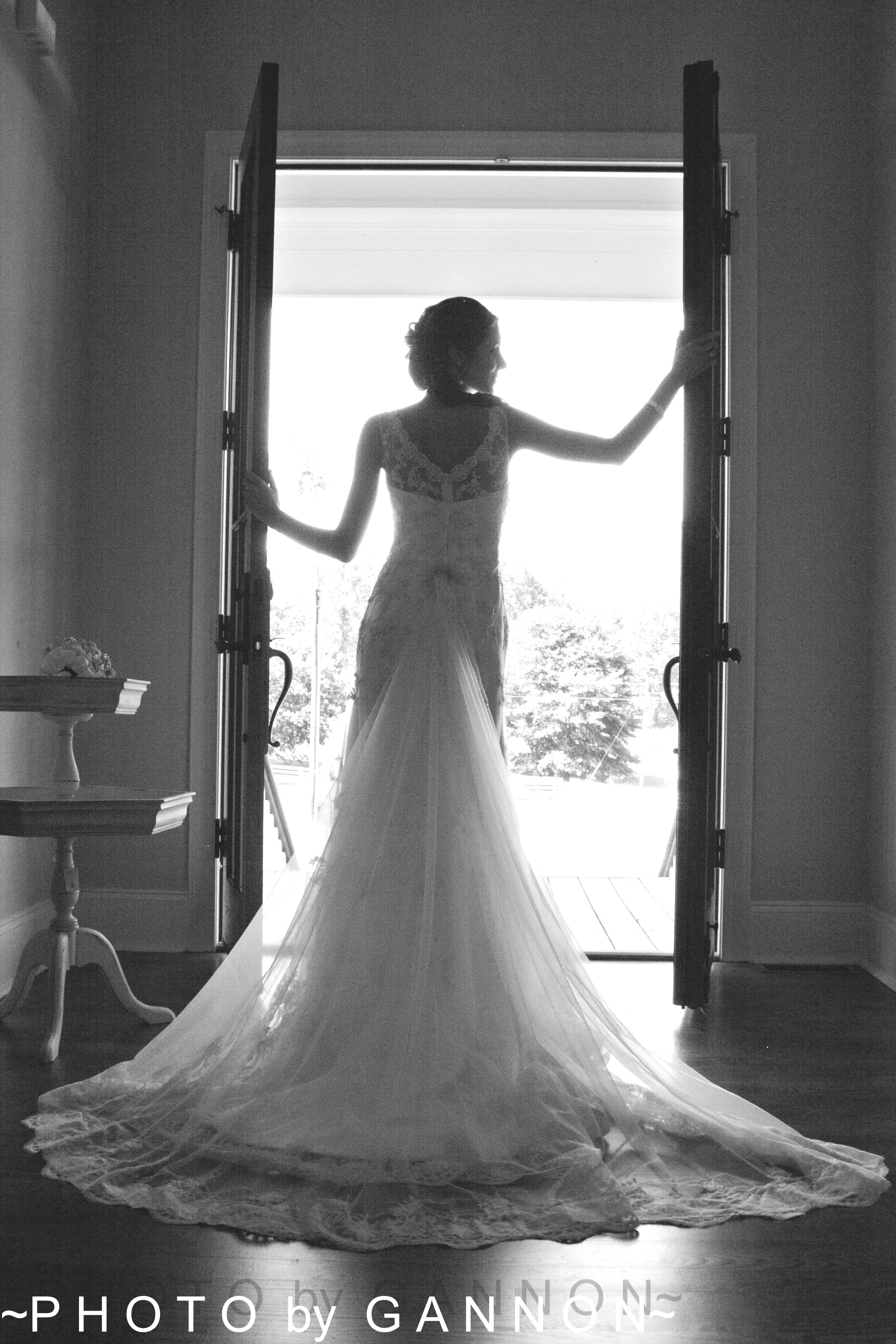 Bride at North Georgia Wedding 