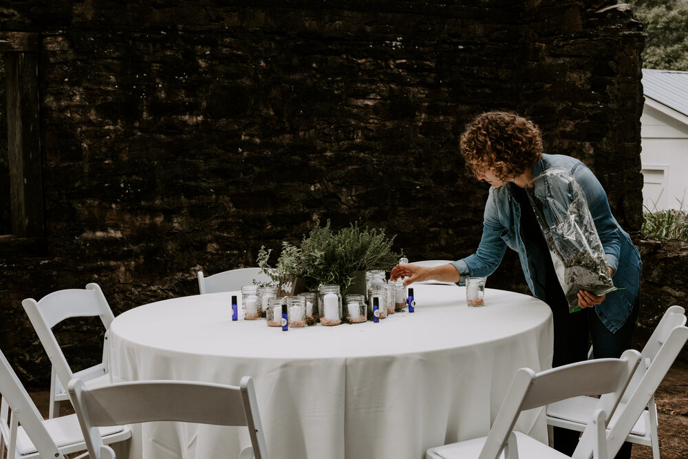 North Georgia Natural Wedding Setting