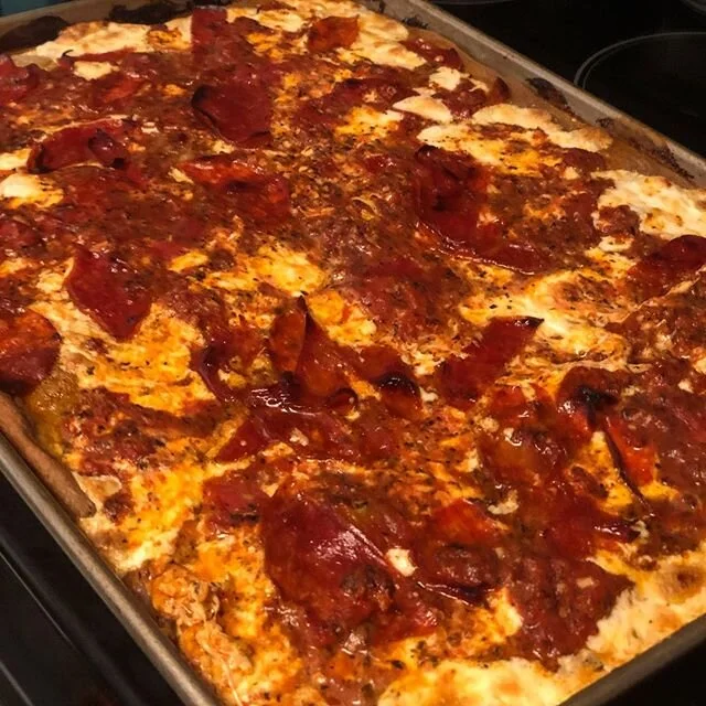 Grandma Pie First Attempt.  #morepizzagoals