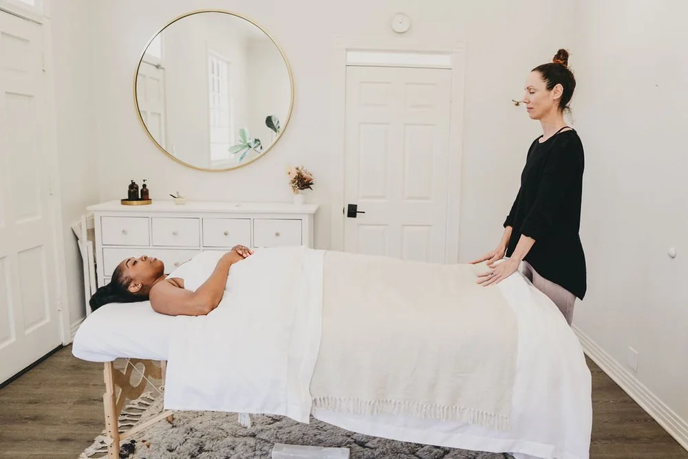 A treatment room at Saffron & Sage