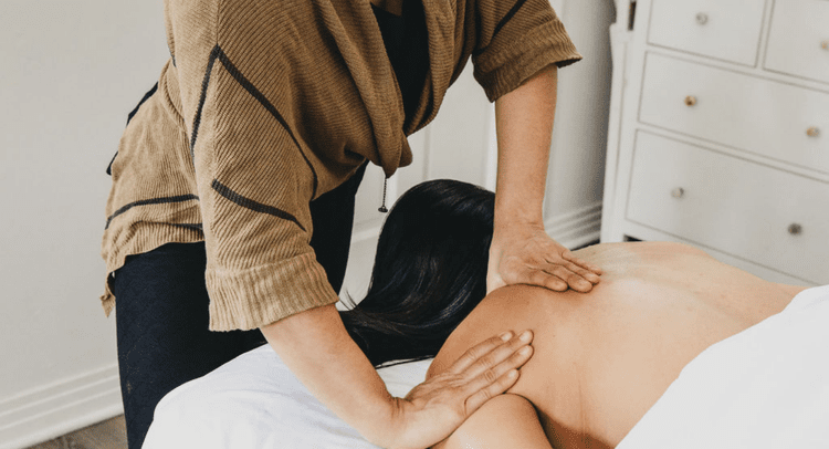 Massage therapy at Saffron & Sage in San Diego
