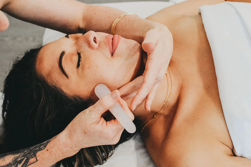 Holistic facial treatment at Saffron & Sage