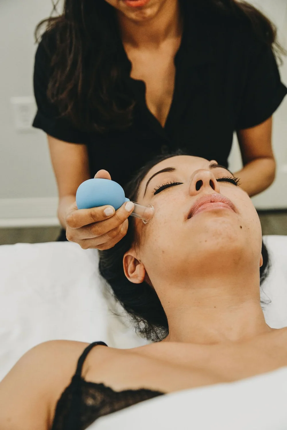 Holistic facial treatment at Saffron & Sage