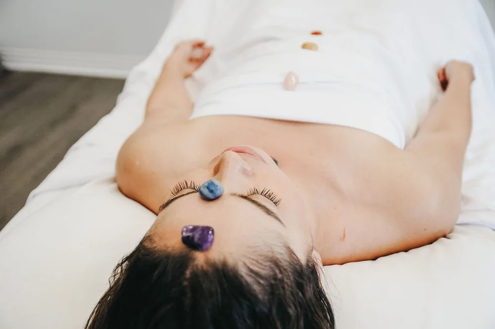 Energy therapy session at Saffron & Sage