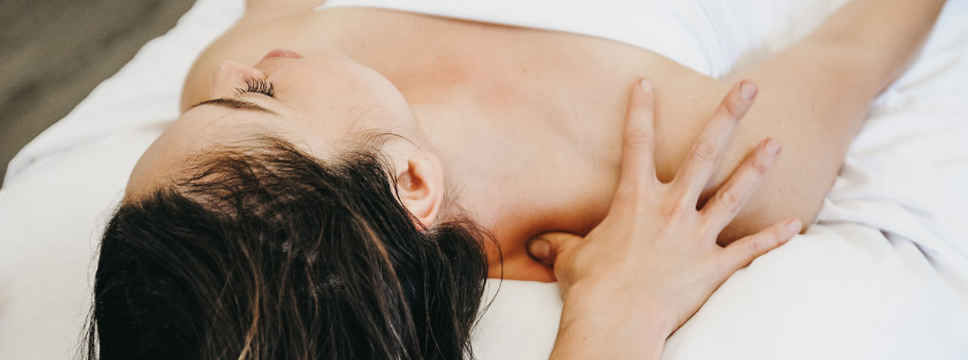 Relaxing massage therapy session at Saffron & Sage in San Diego