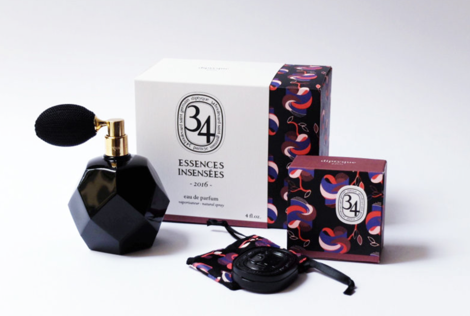 DIPTYQUE COLLECTION 34-ESSENCES INSENSEES ROSE