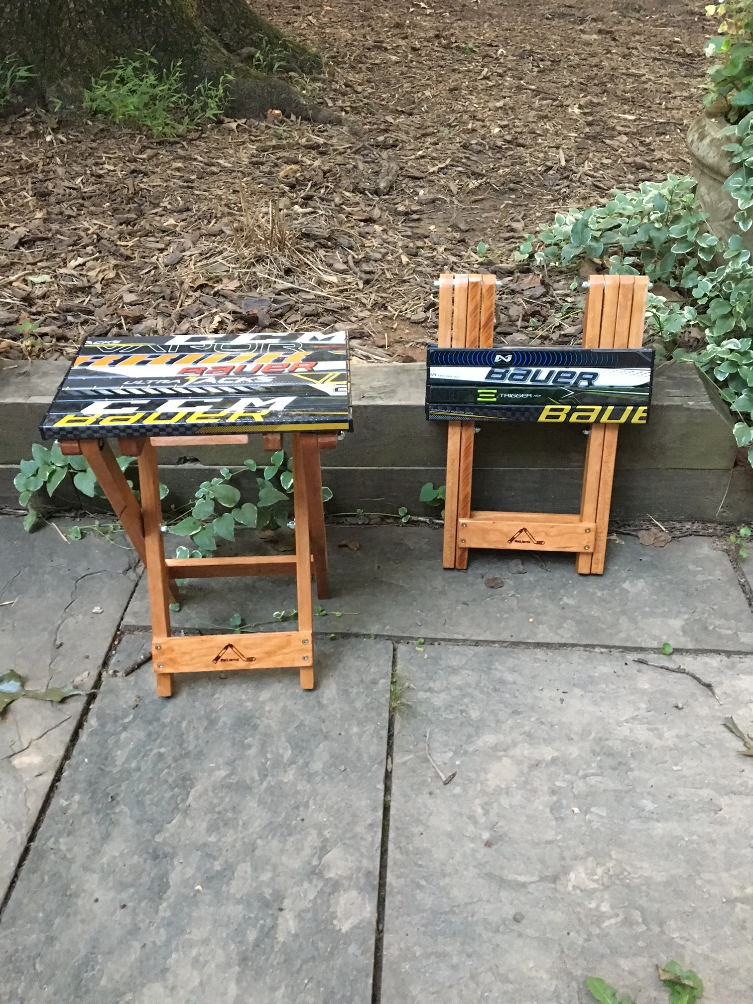 Folding stools open and closed.JPG