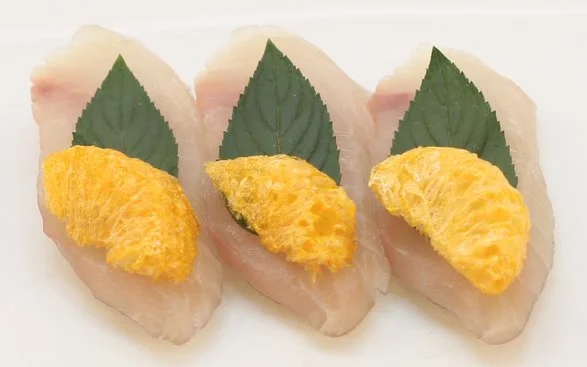 Pacific Yellowtail w/ Fresh As Mandarin & Mint Leaf