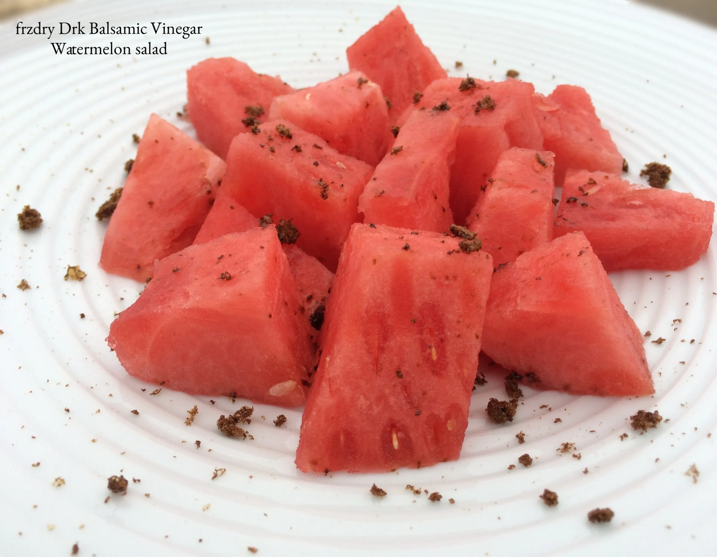 FRZDRY Balsamic Flakes & Watermelon Salas