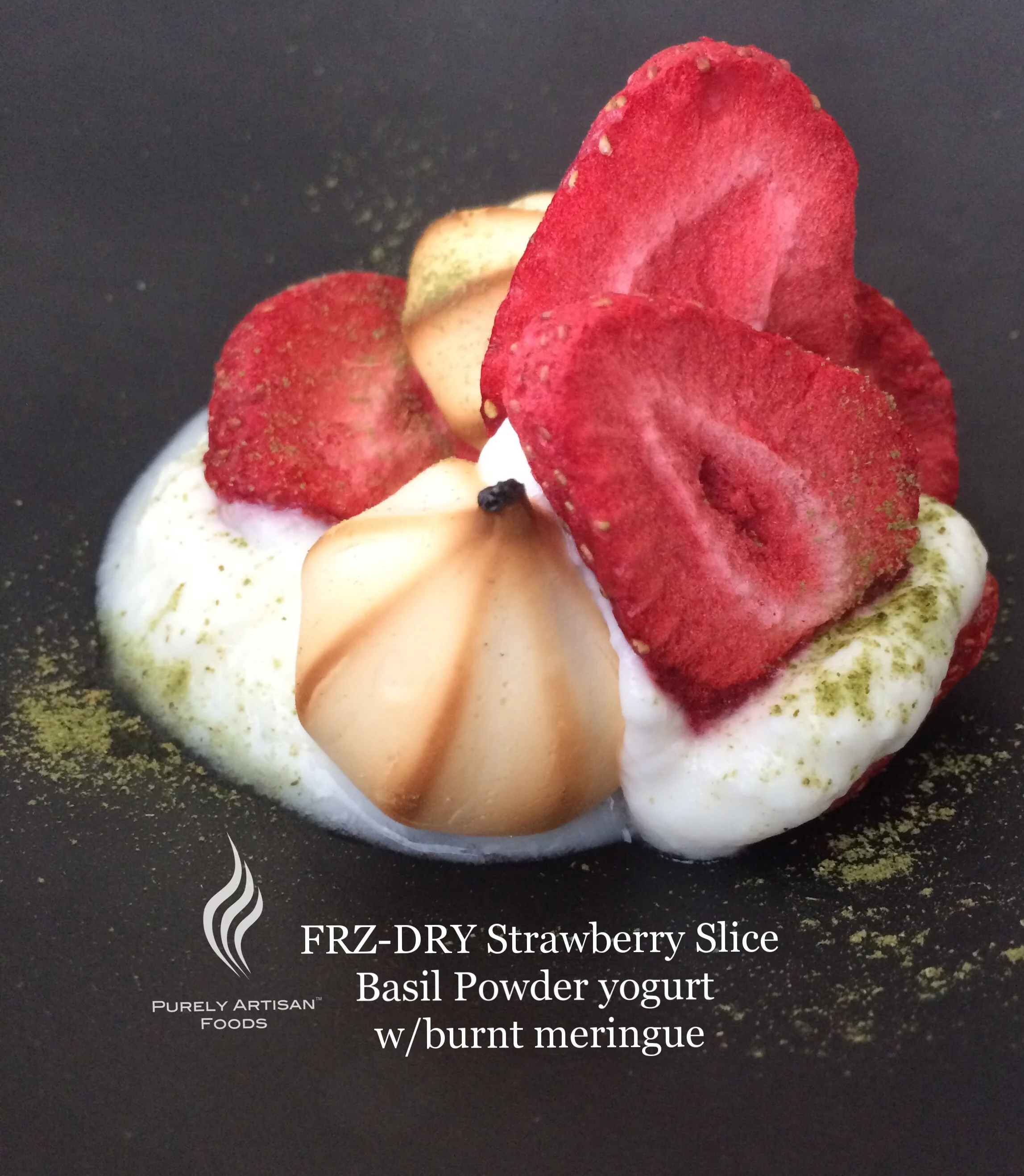 Strawberry Basil Yoghut Burnt Merengue & Yogurt.JPG