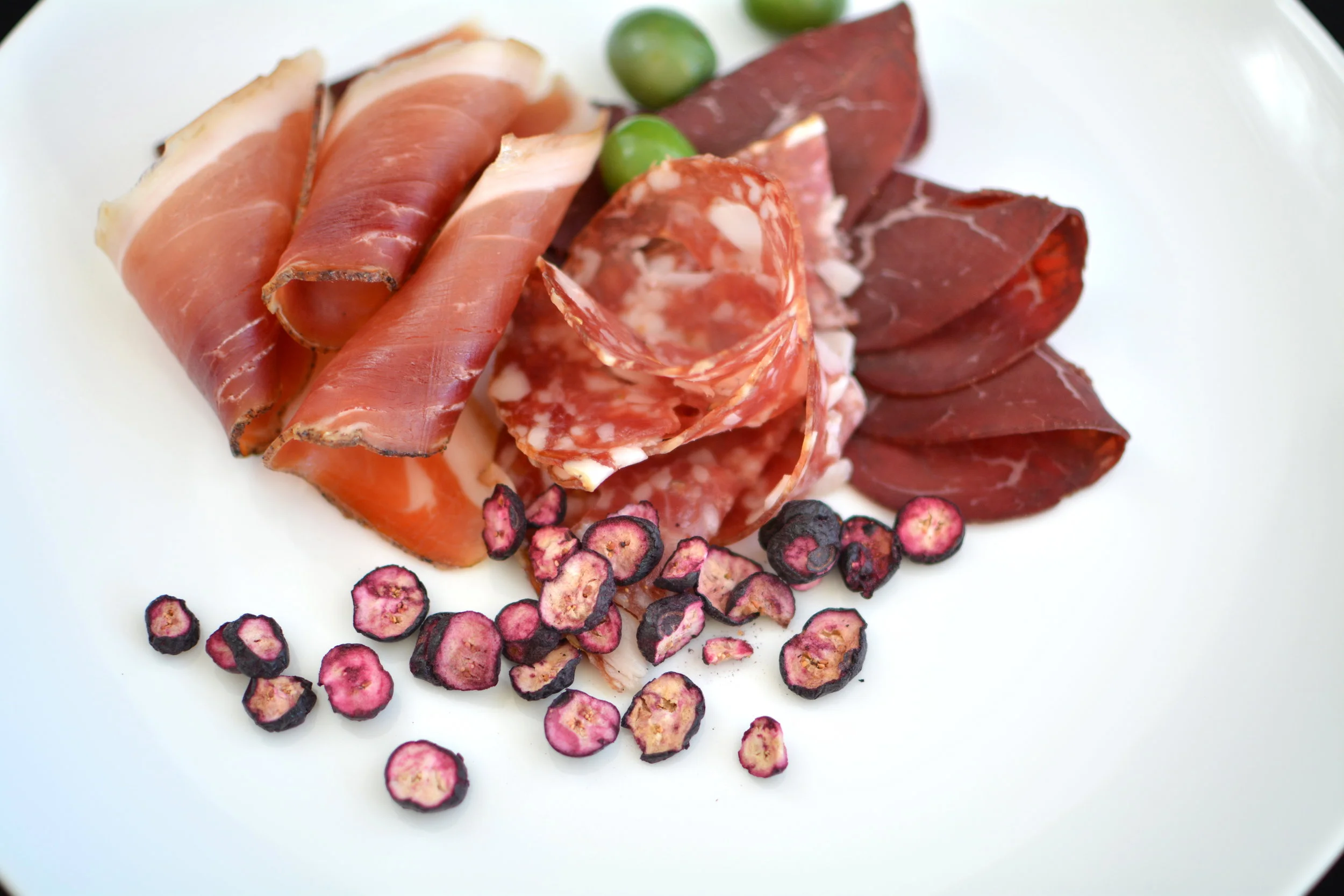 Charcuterie Plate w: Fresh As Blueberry Slices.JPG