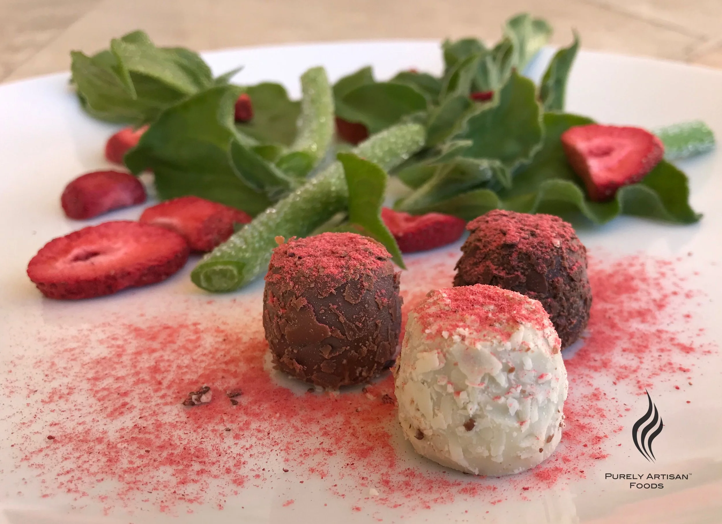 Strawbrry Powder Truffles Branded.JPG