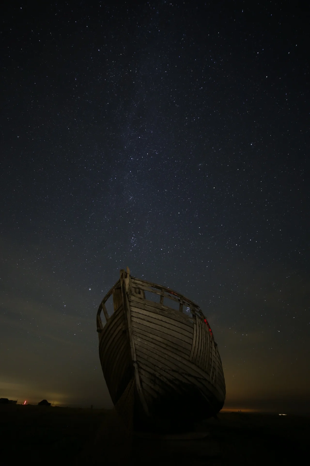 Andromeda galaxy and double cluster at Dungeness