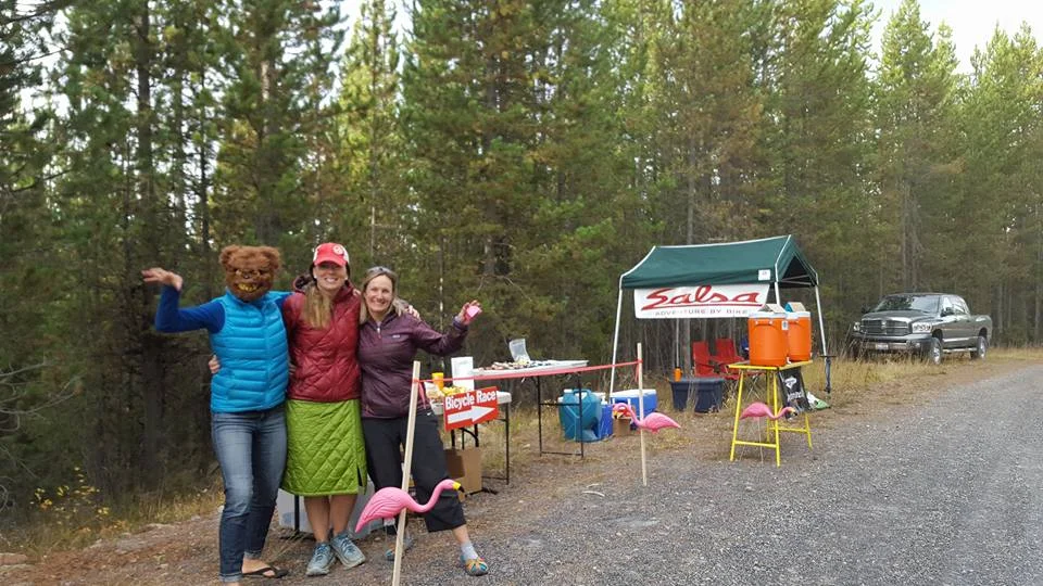 Well-stocked aid stations and awesome volunteers!