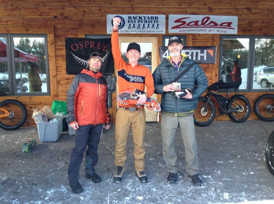P: Fat Pursuit • LtoR: Jay Petervary, Gabe Klamer 1st Place, Cully Todd 2nd Place, Blake Bockius 3rd Place (not shown)