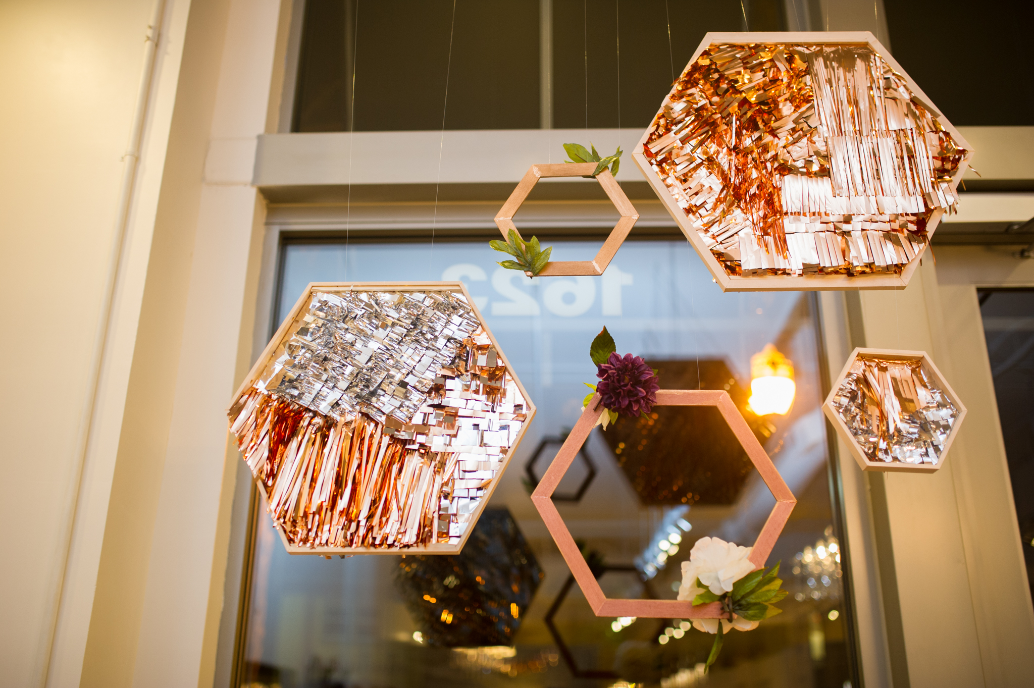 A little bit of the window display created by Petite Pomme Design especially for us! 