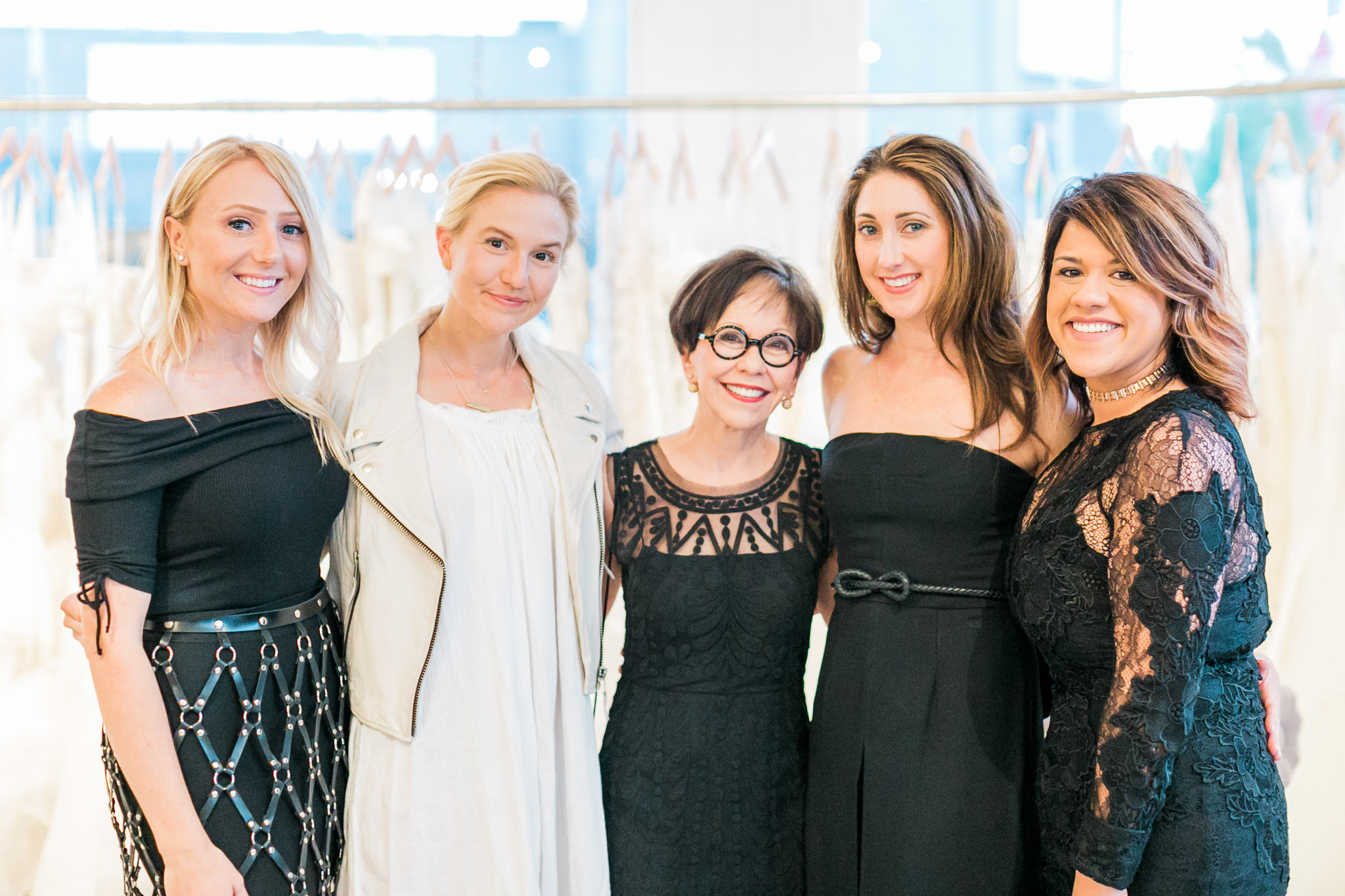From the left: KJ Owner Amber Silva, Author Anne Sage, Designer Anne Barge, President & Owner Shawne Jacobs, and KJ Owner Dawn Silva Rigney