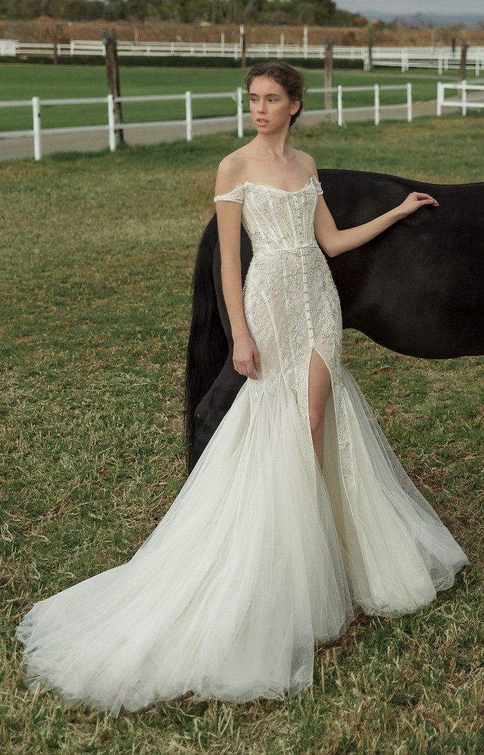 Dress: MA00070 by Kim Kassas — Kinsley James Couture Bridal
