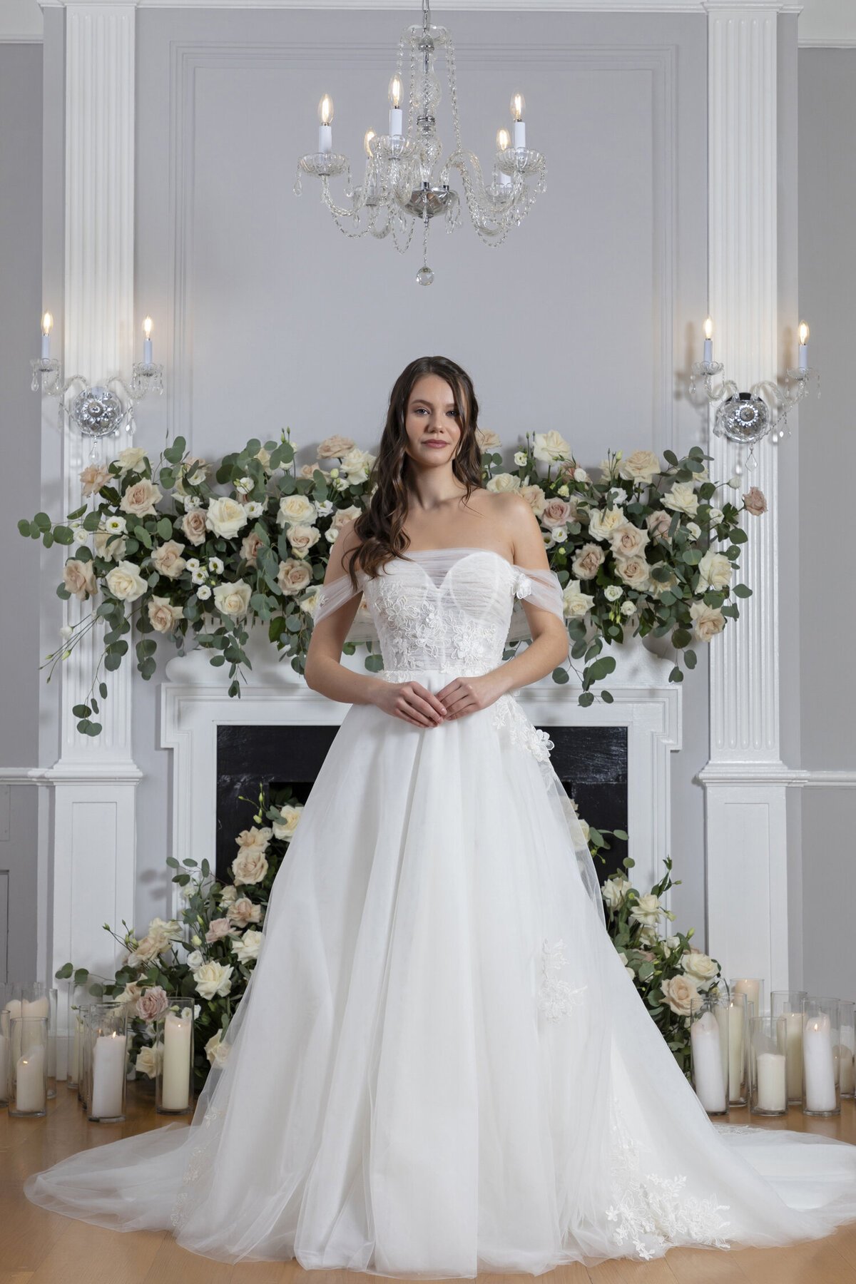 Wedding shop sample dresses