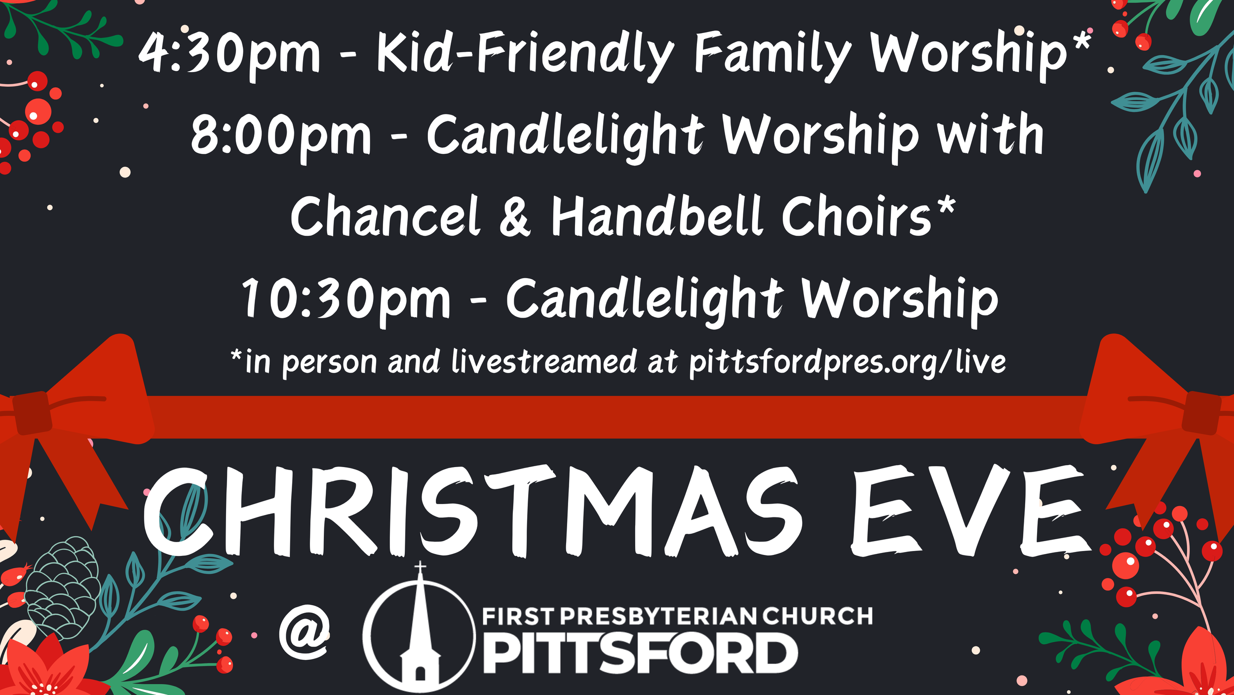 Christmas Eve at FPC Pittsford red bow.png