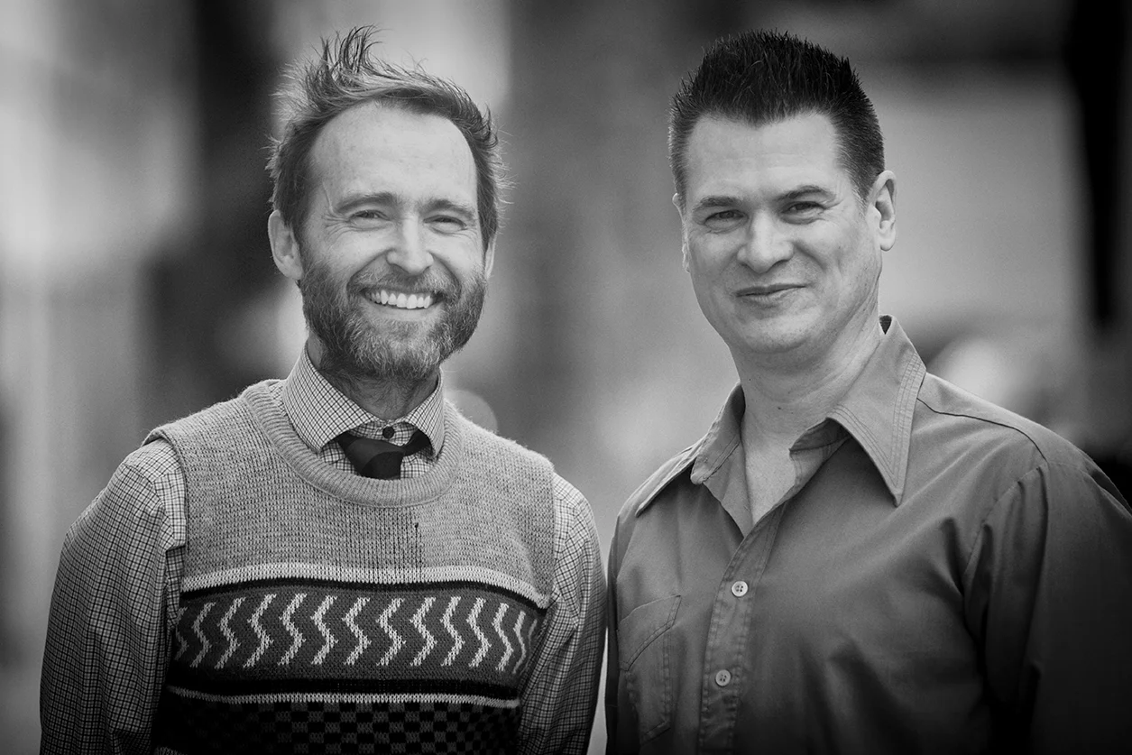 Craig Downing (left) and Kris Kristensen (right); Creative Co-Directors of Smarthouse Media