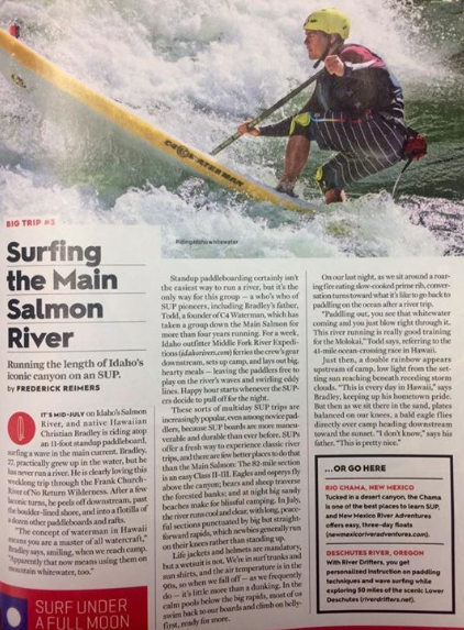 Print article in Men's Journal