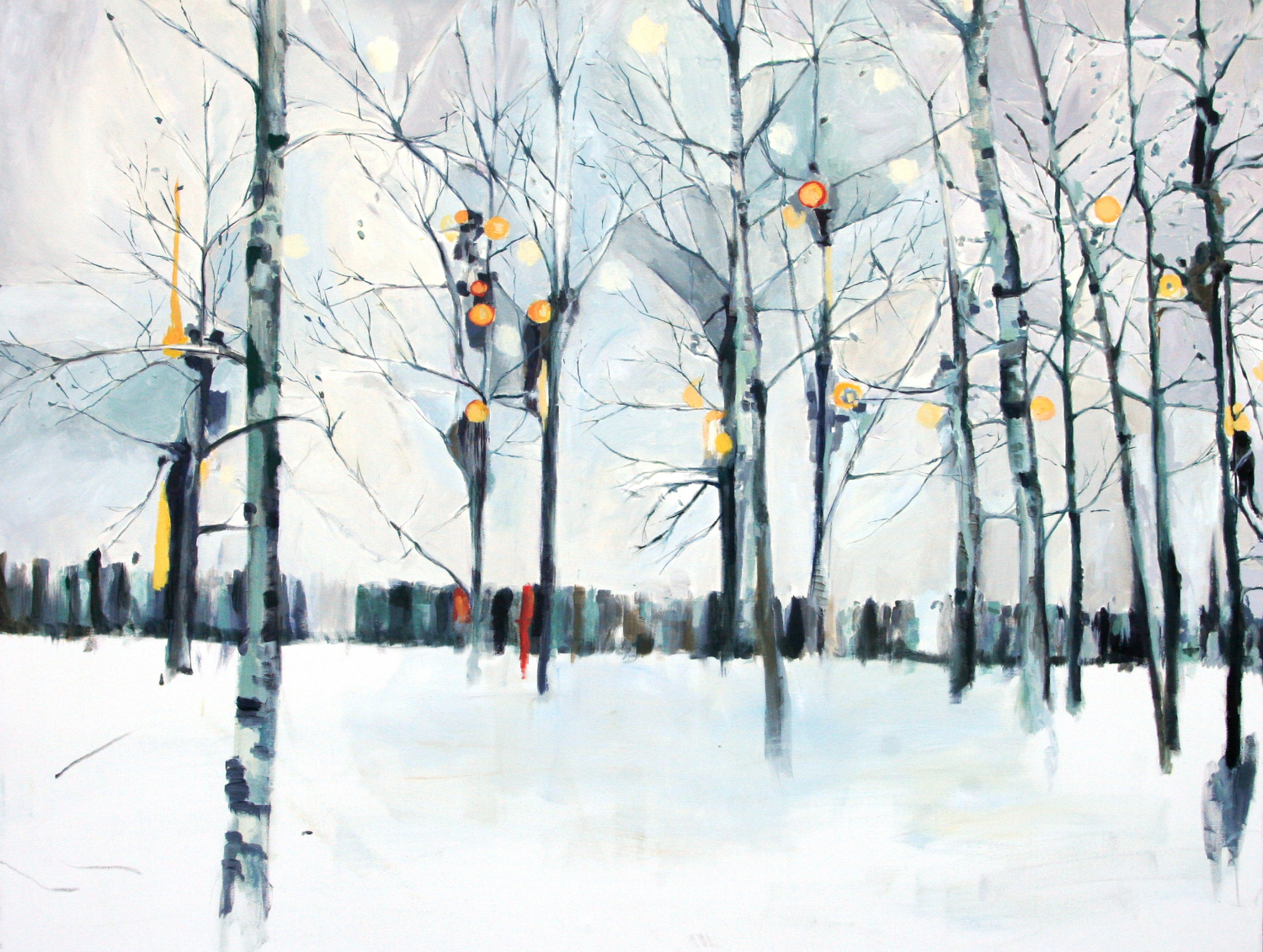 In The Trees. Oil on canvas. 2014. 36 x 48 inches | SOLD