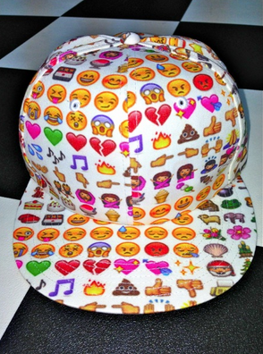 EMOJI SNAPBACK IN WHITE $47.06
